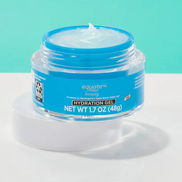Hydration Gel Facial and Neck Moisturizer, 1 pack, 1.7 oz, plus 3 My Outlet Mall Resealable Storage Pouches