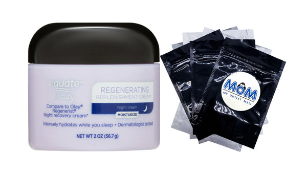 Regenerating Night Replenishment Cream, 1 pack, 2 oz, plus 3 My Outlet Mall Resealable Storage Pouches
