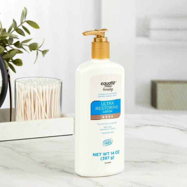 Ultra Restoring Skin Therapy Lotion, 3 pack, 14oz per pack, plus 3 My Outlet Mall Resealable Storage Pouches