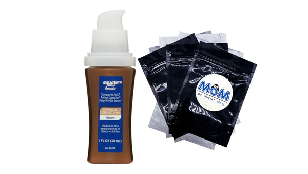 Wrinkle Correcting Serum, 1 pack, 1fl oz, plus 3 My Outlet Mall Resealable Storage Pouches