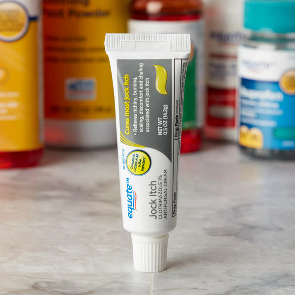 Clotrimazole Jock Itch Antifungal Cream, 1 pack, 0.5oz, plus 3 My Outlet Mall Resealable Storage Pouches