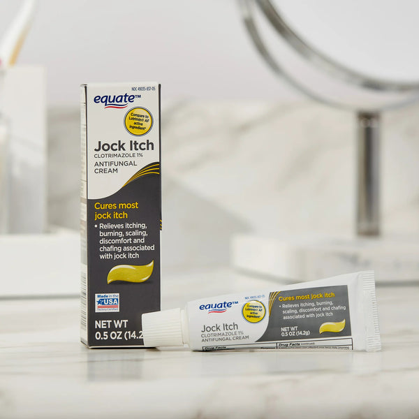 Clotrimazole Jock Itch Antifungal Cream, 1 pack, 0.5oz, plus 3 My Outlet Mall Resealable Storage Pouches