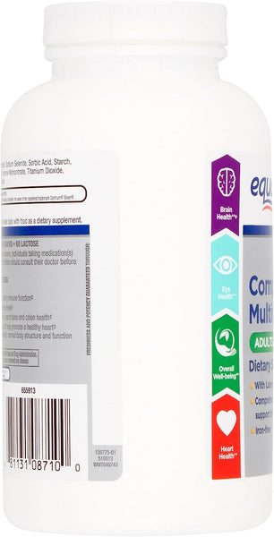 Complete Multivitamin or Multimineral Supplement Tablets, Adults 50+, 3 pack, 450 count per pack, plus 3 My Outlet Mall Resealable Storage Pouches