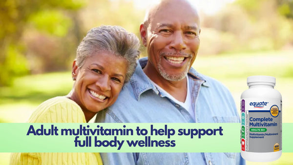 Complete Multivitamin or Multimineral Supplement Tablets, Adults 50+, 3 pack, 450 count per pack, plus 3 My Outlet Mall Resealable Storage Pouches