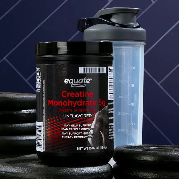 Creatine Monohydrate Dietary Supplement, Unflavored, 5 g - 1 pack - 15.87 oz - plus 3 My Outlet Mall Resealable Storage Pouches