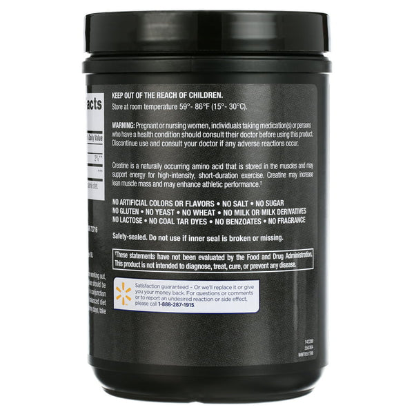 Creatine Monohydrate Dietary Supplement, Unflavored, 5 g - 1 pack - 15.87 oz - plus 3 My Outlet Mall Resealable Storage Pouches