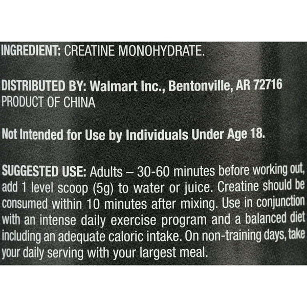 Creatine Monohydrate Dietary Supplement, Unflavored, 5 g - 1 pack - 15.87 oz - plus 3 My Outlet Mall Resealable Storage Pouches