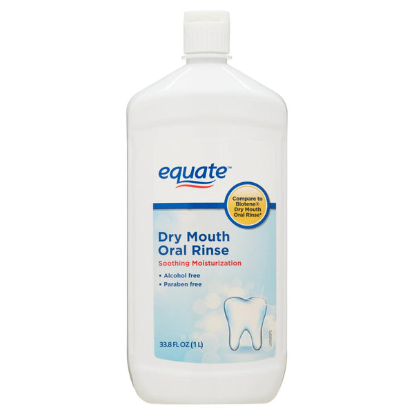Dry Mouth Oral Rinse, 2 pack, 33.8fl oz per pack, plus 3 My Outlet Mall Resealable Storage Pouches