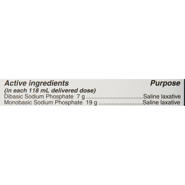 Enema Sodium Phosphates Saline Laxative, 1 pack, 4.5fl oz , plus 3 My Outlet Mall Resealable Storage Pouches