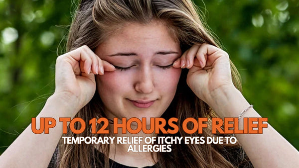 Eye Itch Relief, 1 pack, 0.34fl oz, plus 3 My Outlet Mall Resealable Storage Pouches