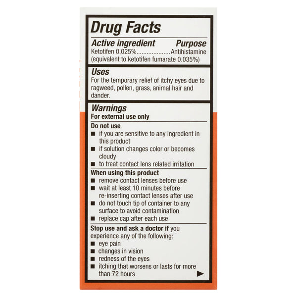 Eye Itch Relief, 3 pack, 0.34fl oz per pack, plus 3 My Outlet Mall Resealable Storage Pouches