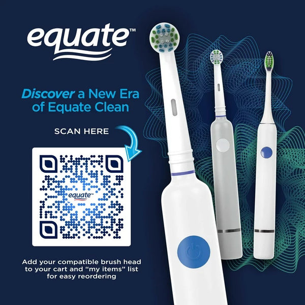 Infinity Power Toothbrush with Bacteria Defense Bristles and EasyFlex Replacement Brush Head, 1 pack, 1 count, plus 3 My Outlet Mall Resealable Storage Pouches