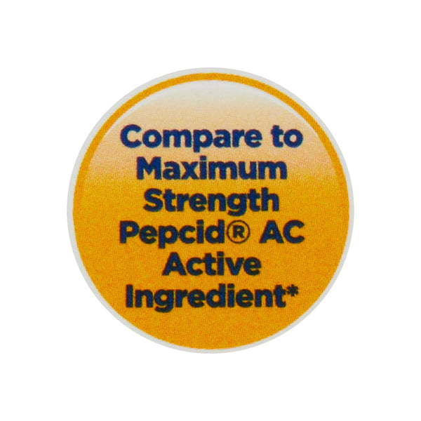 Maximum Strength Acid Reducer Tablets, 20 mg, 1 pack, 25 count, plus 3 My Outlet Mall Resealable Storage Pouches