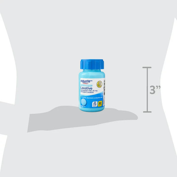 Maximum Strength Laxative Tablets for Constipation Relief, 1 pack, 90 count, plus 3 My Outlet Mall Resealable Storage Pouches