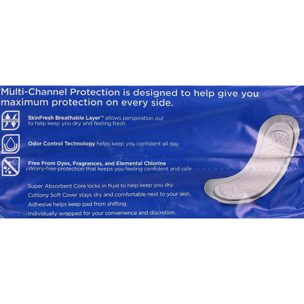 Maxi Pads Super, 2 pack, 48 count per pack, plus 3 My Outlet Mall Resealable Storage Pouches