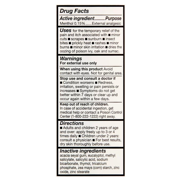 Medicated Body Powder - 3 pack - 10 oz per pack - plus 3 My Outlet Mall Resealable Storage Pouches