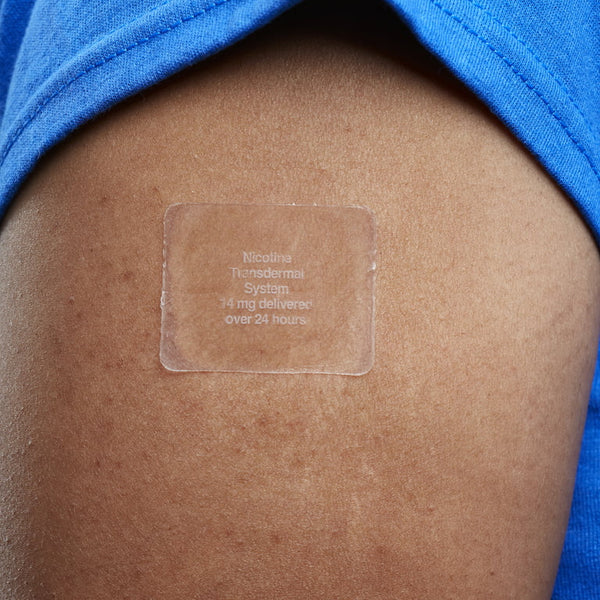 Nicotine Transdermal System Step 2 Clear Patches, 14 mg - 2 packs - 14 count - plus 3 My Outlet Mall Resealable Storage Pouches