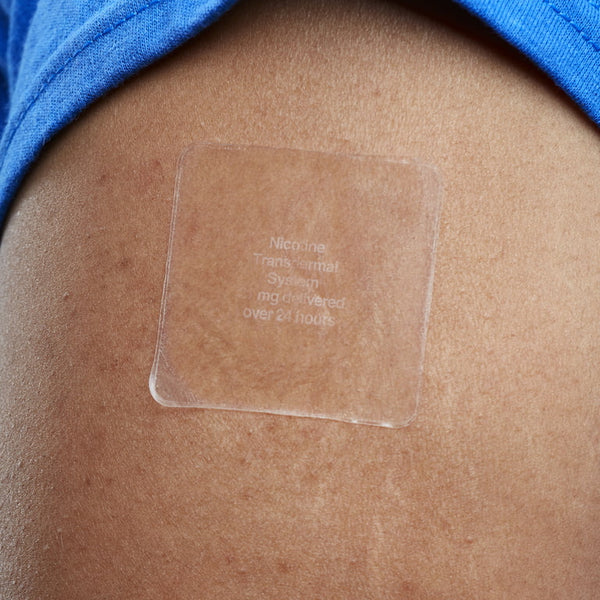 Nicotine Transdermal System Step 3 Clear Patches, 7 mg - 3 packs - 14 count - plus 3 My Outlet Mall Resealable Storage Pouches