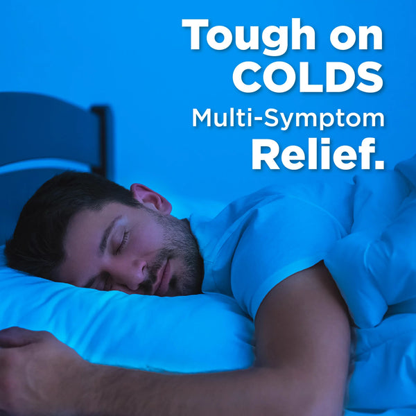 Nighttime Cold and Flu Relief, Original Flavor - 3 packs - 12fl oz - plus 3 My Outlet Mall Resealable Storage Pouches