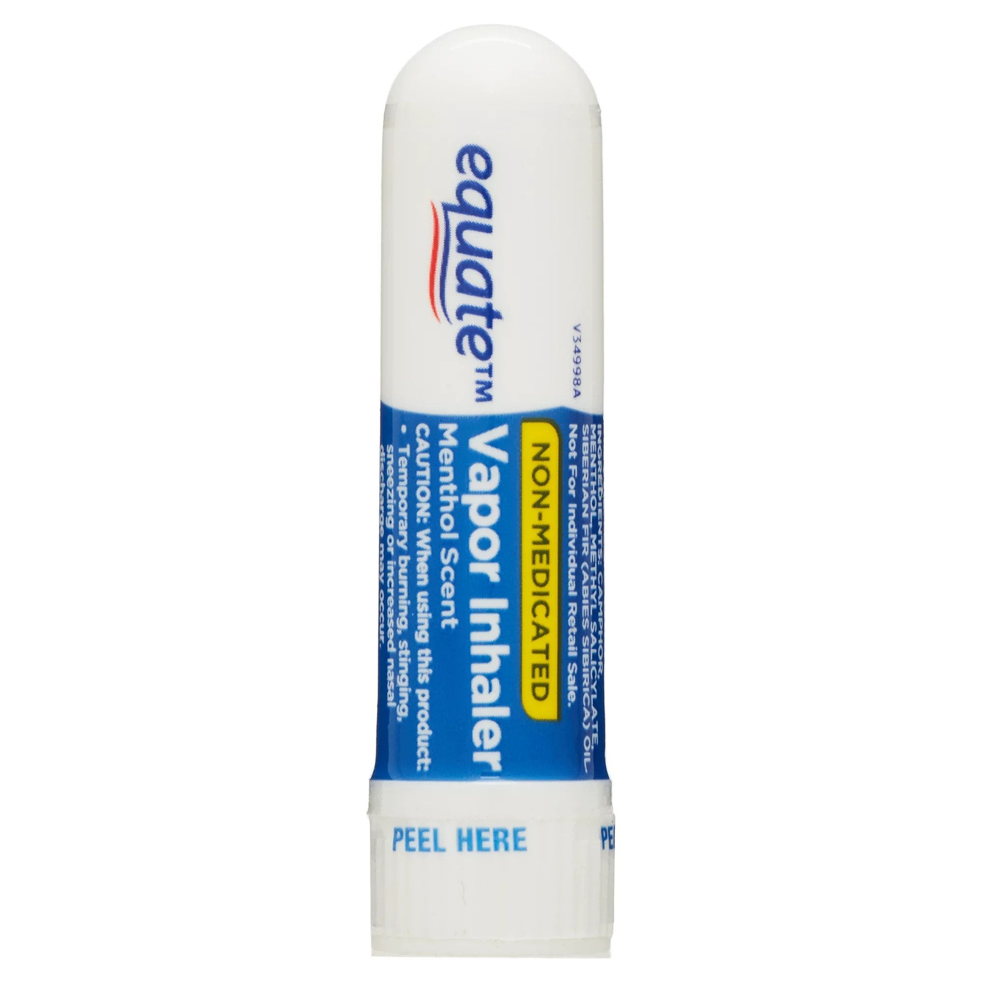 Non-Medicated Vapor Inhaler Stick for Nasal Decongestion Menthol Scent, 2 pack, plus 3 My Outlet Mall Resealable Storage Pouches