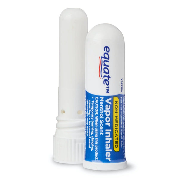 Non-Medicated Vapor Inhaler Stick for Nasal Decongestion Menthol Scent, 2 pack, plus 3 My Outlet Mall Resealable Storage Pouches