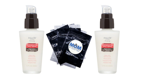 Regenerating Daily Serum, 2 pack, 1.7 oz per pack, plus 3 My Outlet Mall Resealable Storage Pouches