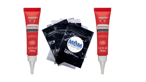 Regenerating Eye Lifting Serum, 2 pack, 0.5 oz per pack, plus 3 My Outlet Mall Resealable Storage Pouches