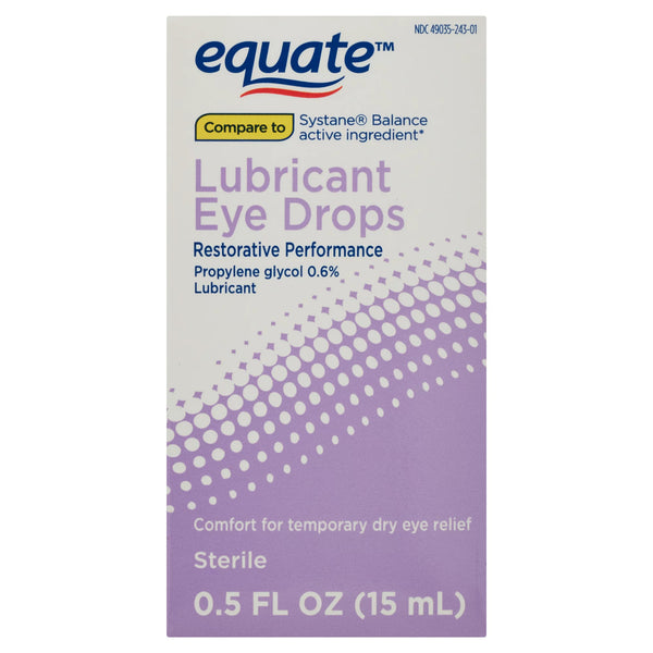 Restorative Performance Propylene Glycol Lubricant Eye Drops, 1 pack, 0.5fl oz, plus 3 My Outlet Mall Resealable Storage Pouches