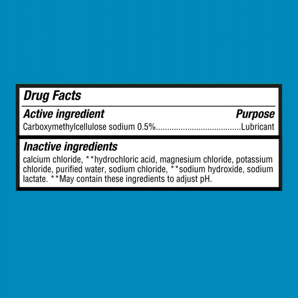 Restore Plus Carboxymethylcellulose Sodium Lubricant Eye Drops - 3 packs - 70 Count - plus 3 My Outlet Mall Resealable Storage Pouches