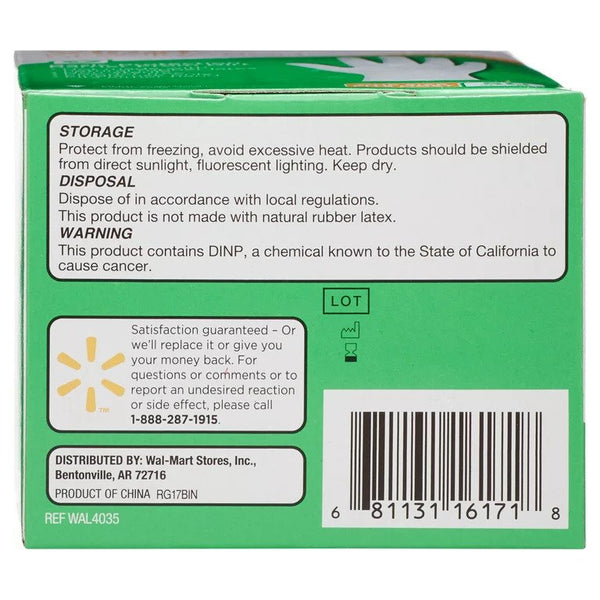 Vinyl Examination Gloves, 1 pack, 50 count, plus 3 My Outlet Mall Resealable Storage Pouches