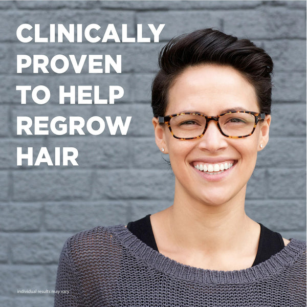 Minoxidil Topical Solution, 2 Percent, Hair Regrowth Treatment for Women, 3 Month Supply - 2 packs - 6fl oz - plus 3 My Outlet Mall Resealable Storage Pouches