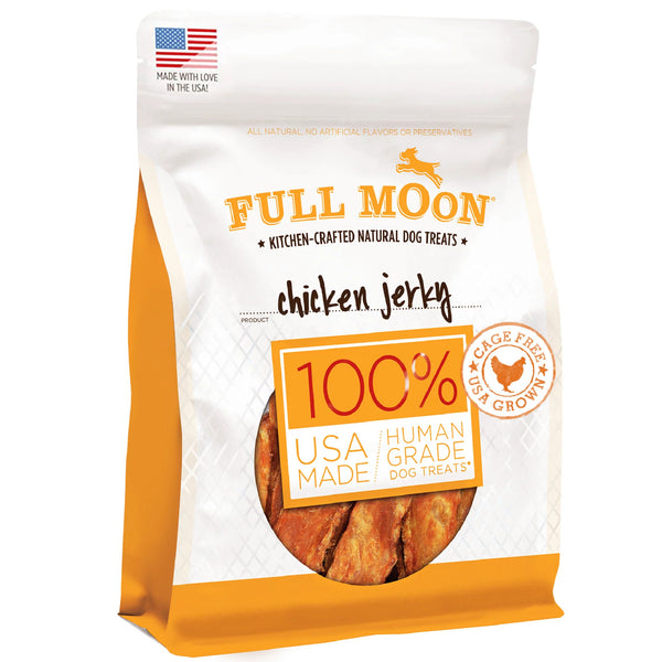 All Natural Human Grade Dog Treats, Chicken Jerky, 2 pack, 24 oz per pack, plus 3 My Outlet Mall Resealable Storage Pouches