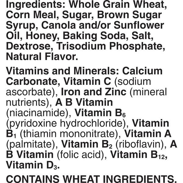 Breakfast Cereal, Graham Cracker Taste, Whole Grain, Family Size, 3 pack, 18.9 oz per pack, plus 3 My Outlet Mall Resealable Storage Pouches