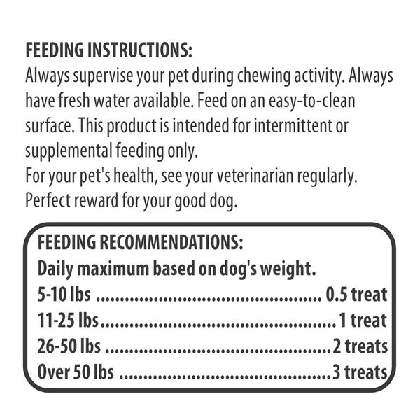 Peanut Butter Flavor Biscuit Wrapped with Chicken Dry Training Treats for Dogs, 3 pack, 16 oz per pack, plus 3 My Outlet Mall Resealable Storage Pouches