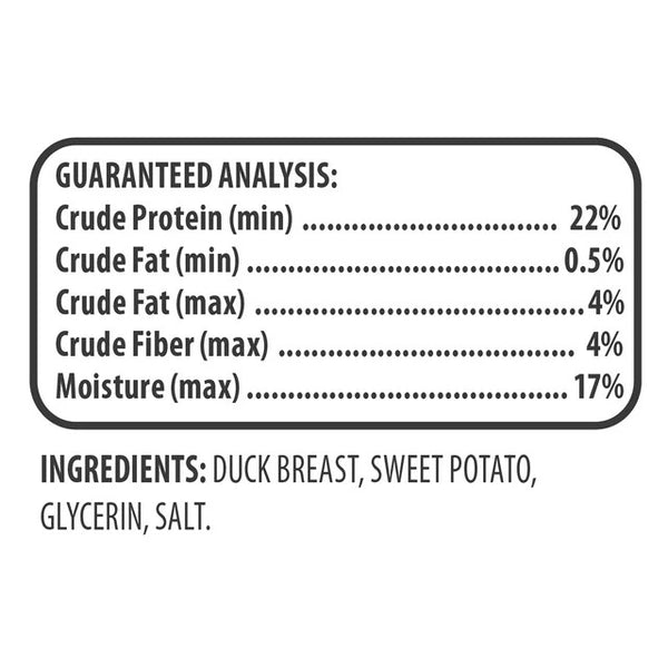 Sweet Potato Wrapped with Duck Flavor Dry Training Treats for All Dogs, 2 pack, 16 oz per pack, plus 3 My Outlet Mall Resealable Storage Pouches