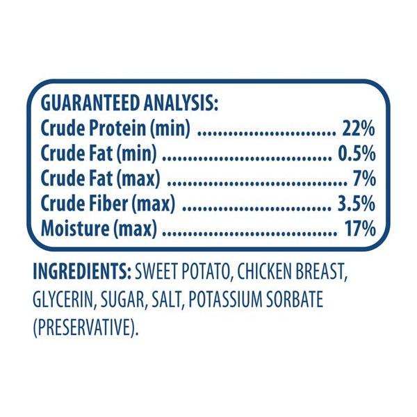 Sweet Potato Wrapped with Chicken Dog Treats, 2 packs, 16 oz per pack, plus 3 My Outlet Mall Resealable Storage Pouches