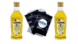 Extra Virgin Olive Oil, 2 pack, 8.5fl oz per pack, plus 3 My Outlet Mall Resealable Storage Pouches