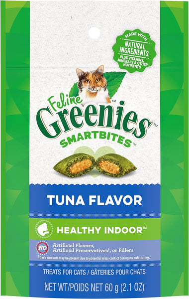 Feline Smartbites Tuna Flavor Cat Treats, 1 pack, 2.1 oz, plus 3 My Outlet Mall Resealable Storage Pouches