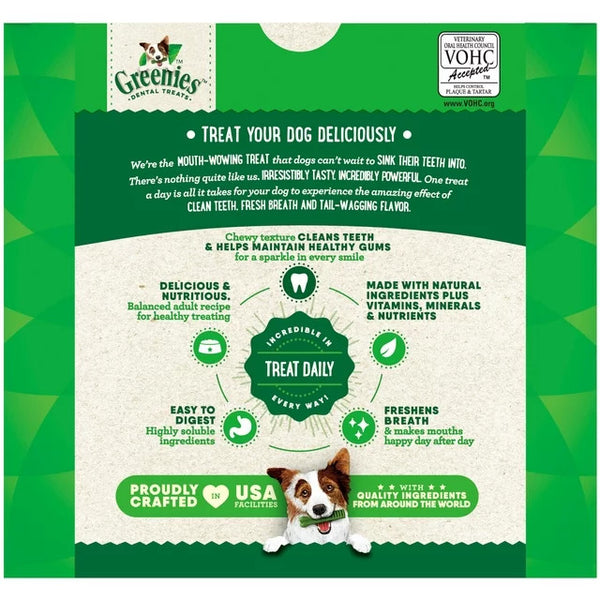 Original Flavor Dental Dog Treats for Dogs, 2 pack, 36 oz per pack, plus 3 My Outlet Mall Resealable Storage Pouches