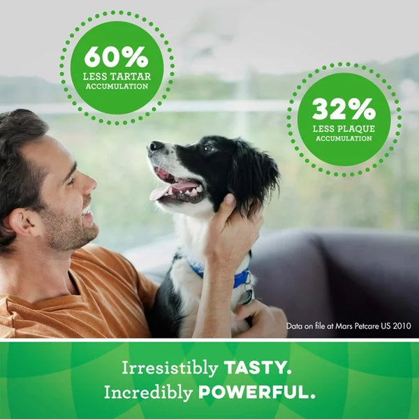 Original Flavor Dental Dog Treats for Dogs, 2 pack, 36 oz per pack, plus 3 My Outlet Mall Resealable Storage Pouches