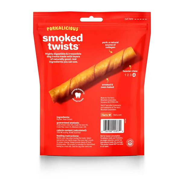 Oinkies Rawhide-Free Real Smoked Flavor Pig Skin Natural Treats for Dogs, 2 pack, 18.3 oz (20 Count) per pack, plus 3 My Outlet Mall Resealable Storage Pouches