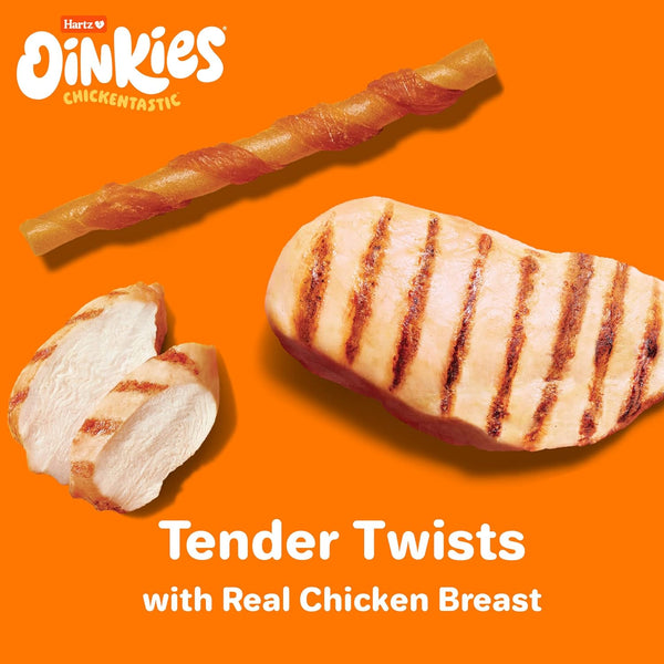 Tender Twists Wrapped with Real Chicken Breast Dog Treats, 3 pack, 13.3 oz (36 count) per pack, plus 3 My Outlet Mall Resealable Storage Pouches