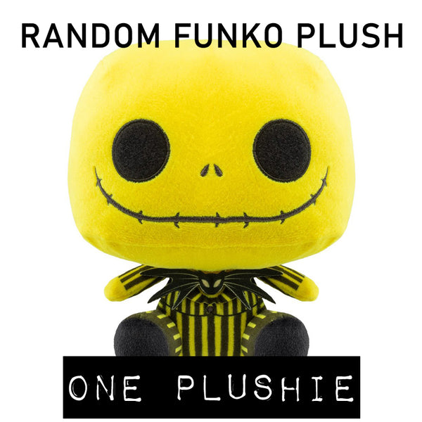 Funko Plushies Nightmare Before Christmas Blacklights Collectible Plush (One Random) Neon Plushies and 2 My Outlet Mall Stickers