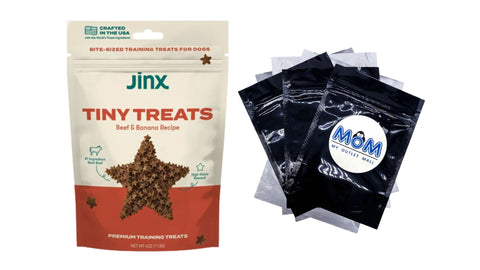 Tiny Treats Natural Dog Training Treats, 1 pack, 4 oz, plus 3 My Outlet Mall Resealable Storage Pouches