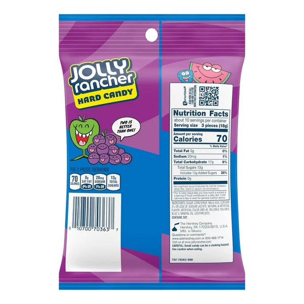 2-in-1 Fruit Flavored Hard Candy, Bag, 1 pack, 6.5 oz, plus 3 My Outlet Mall Resealable Storage Pouches