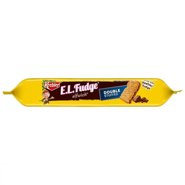 E.L. Fudge Double Stuffed Elfwich Cookies, 2 Packs, 12 oz per pack, plus 3 My Outlet Mall Resealable Storage Pouches