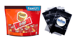 Miniatures Assorted Milk Chocolate Candy, Family Pack - 1 pack - 15 oz - plus 3 My Outlet Mall Resealable Storage Pouches