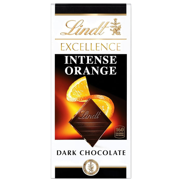 Excellence Intense Orange Dark Chocolate Candy Bar, 1 pack, 3.5 oz, plus 3 My Outlet Mall Resealable Storage Pouches