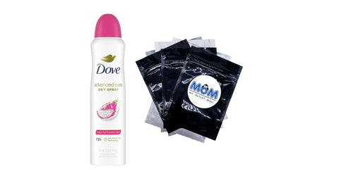Advanced Care Antiperspirant Deodorant Dry Spray for Women Dragon Fruit & Coconut Cream - 1 pack - 3.8 oz per pack - plus 3 My Outlet Mall Resealable Storage Pouches