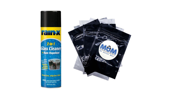 2 in 1 Glass Cleaner and Rain Repellent, Aerosol - 1 pack - 18 oz per pack - plus 3 My Outlet Mall Resealable Storage Pouches